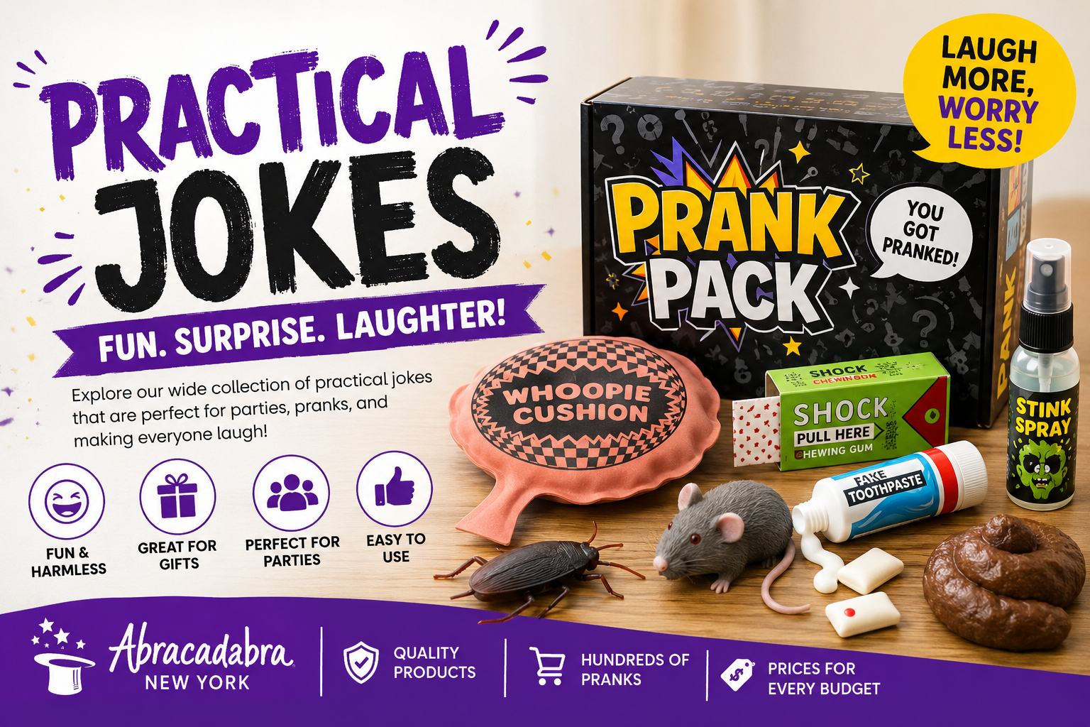 Practical Jokes: Fun and Easy Pranks for Every Occasion