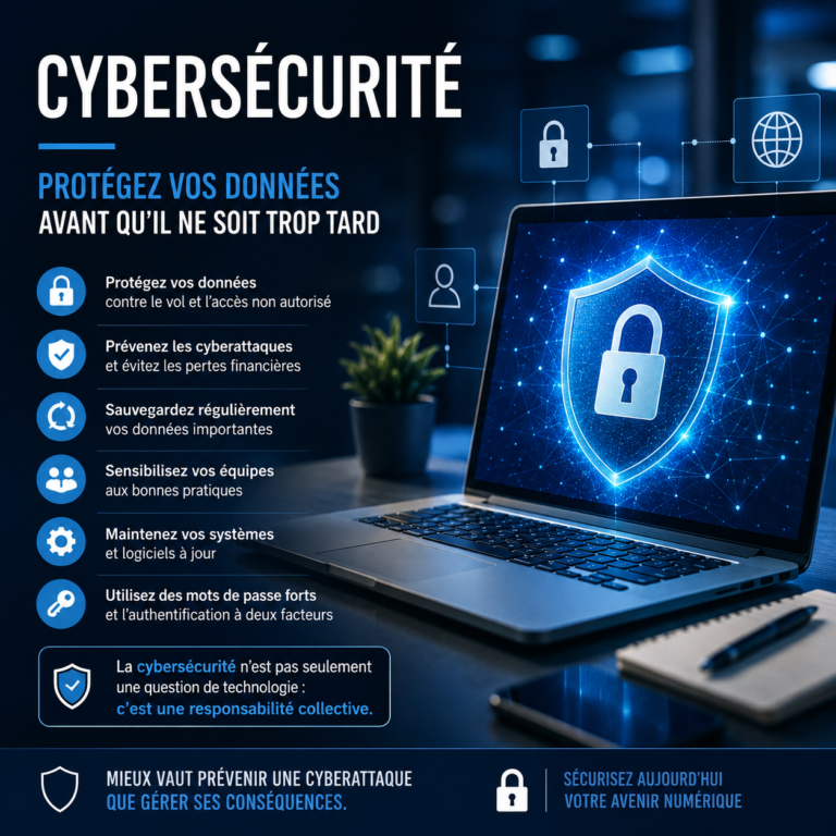 Cybersécurité : protégez vos données avant qu’il ne soit trop tard 🔐