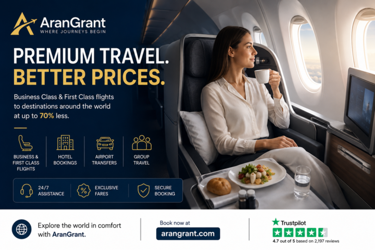 AranGrant: Business Class Flights and Premium Travel Services